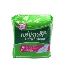 Whisper Ultra Clean Sanitary Napkins Wings 10 pcs